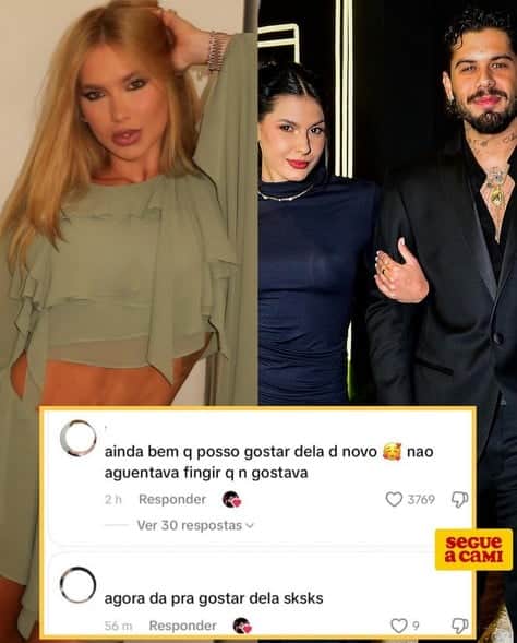 Reação de Ana Castela após fim com Zé Felipe (Foto: Reprodução / Instagram) Reação de Ana Castela após fim com Zé Felipe (Foto: Reprodução / Instagram)