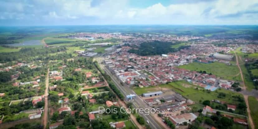 A cidade de Dois Córregos, no interior de São Paulo (Reprodução: Divulgação) A cidade de Dois Córregos, no interior de São Paulo (Reprodução: Divulgação)