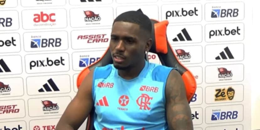Evertton Araújo deve ganhar mais chances no Flamengo em 2026 (Reprodução: Coluna do Fla / Youtube) Evertton Araújo deve ganhar mais chances no Flamengo em 2026 (Reprodução: Coluna do Fla / Youtube)