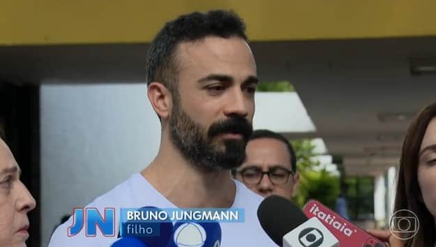 Bruno Jungmann no Jornal Nacional (Foto: Reprodução / Globo) Bruno Jungmann no Jornal Nacional (Foto: Reprodução / Globo)