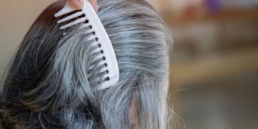 Gray Blending para misturar os fios brancos com o resto do cabelo (Reprodução: Montagem TV Foco)