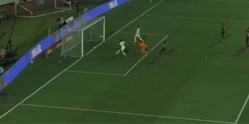 Gol de Luighi contra a Portuguesa (Reprodução: Paulistão) Gol de Luighi contra a Portuguesa (Reprodução: Paulistão)