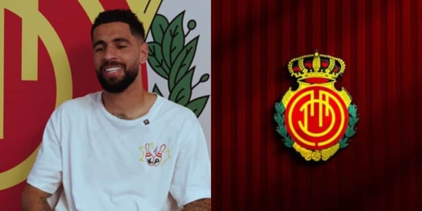 Omar Mascarell defende o Mallorca, da Espanha (Reprodução: Instagram) Omar Mascarell defende o Mallorca, da Espanha (Reprodução: Instagram)