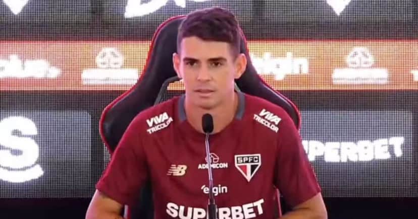 Oscar de saída do São Paulo (Foto: Reprodução/ Globo)