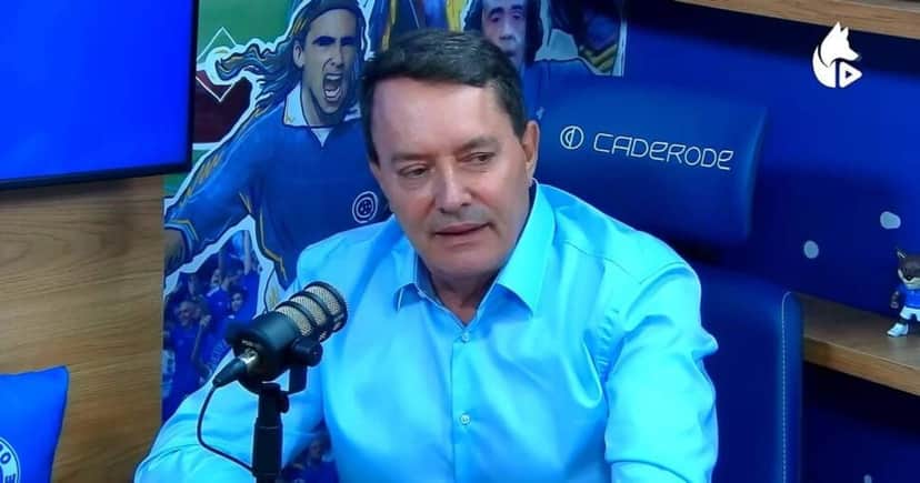 Pedrinho BH, presidente do Cruzeiro (Foto: Reprodução/YouTube)