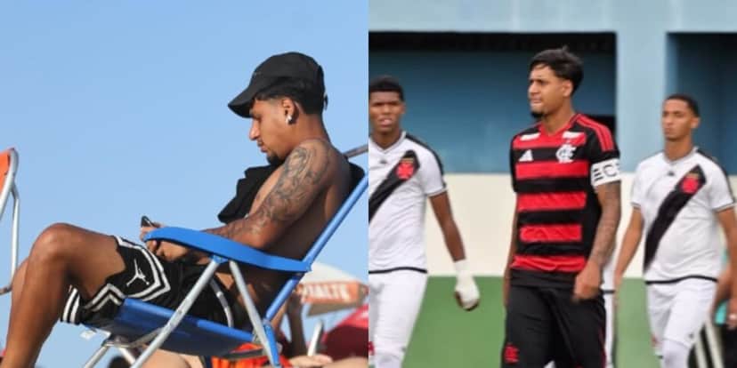 Rogério Araújo assinou seu primeiro contrato profissional com o Flamengo (Reprodução: Instagram) Rogério Araújo assinou seu primeiro contrato profissional com o Flamengo (Reprodução: Instagram)