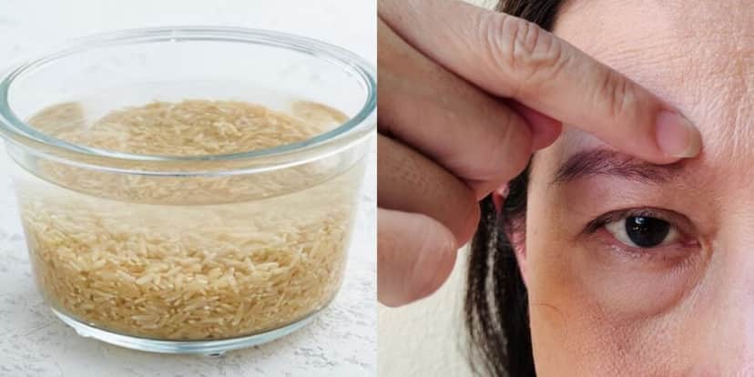 Água de arroz para acabar com as rugas (Reprodução: Montagem TV Foco)
