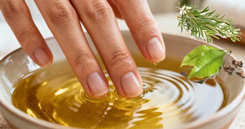 Como fazer para fortalecer unhas fracas usando a técnica do banho de água morna (Foto Reprodução/Montagem/TV Foco/Canva/Paola) Como fazer para fortalecer unhas fracas usando a técnica do banho de água morna (Foto Reprodução/Montagem/TV Foco/Canva/Paola)