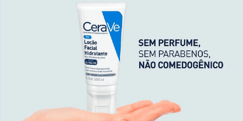 Loção Hidratante para o rosto, com Ácido Hialurônico, CeraVe (Foto: Reprodução) Loção Hidratante para o rosto, com Ácido Hialurônico, CeraVe (Foto: Reprodução)