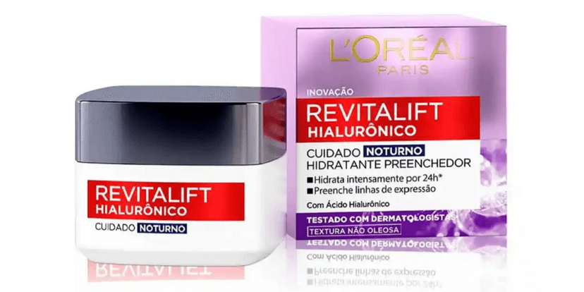 Creme Revitalift Hialurônico Noturno (Foto: Reprodução) Creme Revitalift Hialurônico Noturno (Foto: Reprodução)