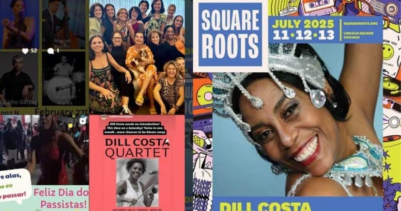 Dill Costa se dedica à música e a propagação da cultura brasileira fora do Brasil (Foto Reprodução/Globo) Dill Costa se dedica à música e a propagação da cultura brasileira fora do Brasil (Foto Reprodução/Globo)