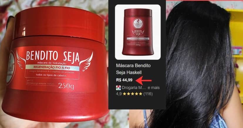 Máscara Bendito Seja (Foto Reprodução/Montagem/TV Foco/Canva/GMN/Google Shopping) Máscara Bendito Seja (Foto Reprodução/Montagem/TV Foco/Canva/GMN/Google Shopping)