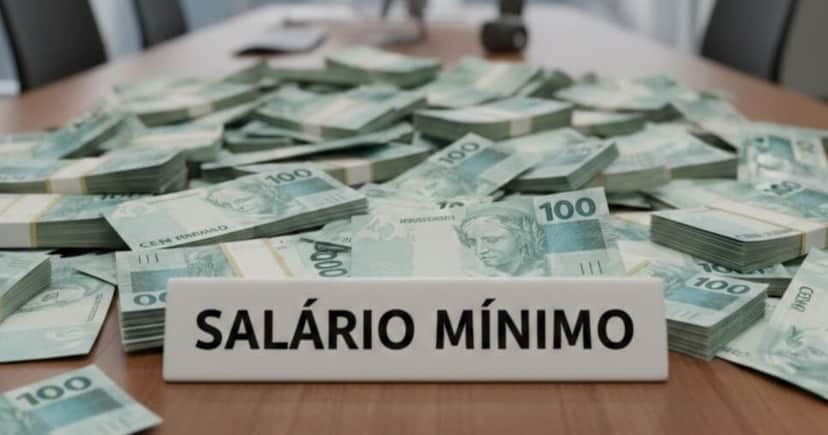 Ilustração salário mínimo (Foto: Montagem TV Foco / GMN) Ilustração salário mínimo (Foto: Montagem TV Foco / GMN)