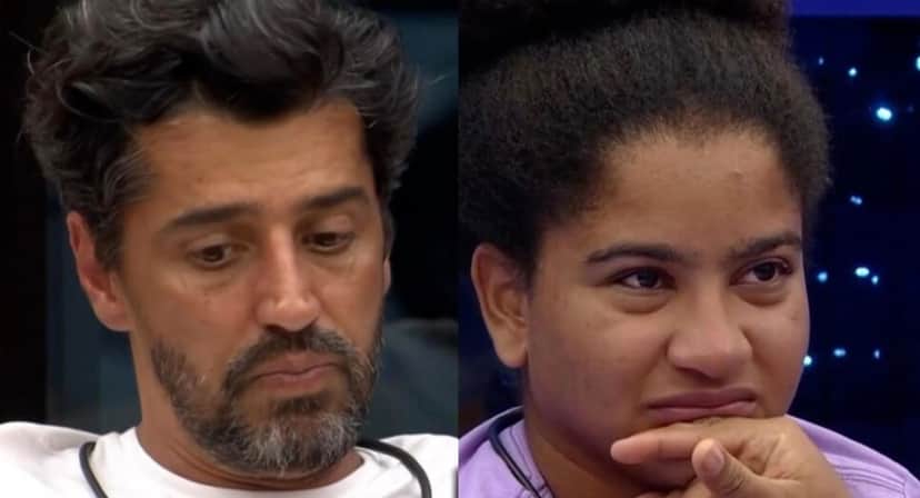 Alberto Cowboy e Milena no BBB26 (Foto: Reprodução / Globo)