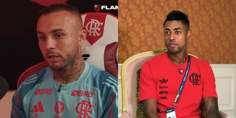 Cebolinha e Bruno Henrique em último ano de contrato no Flamengo (Reprodução: TNT Sports / Youtube) Cebolinha e Bruno Henrique em último ano de contrato no Flamengo (Reprodução: TNT Sports / Youtube)
