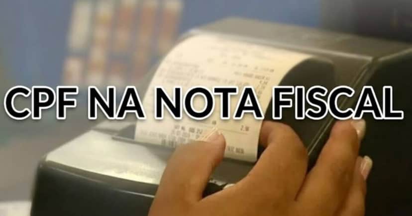 CPF na nota (Foto: Montagem/TV Foco) CPF na nota (Foto: Montagem/TV Foco)