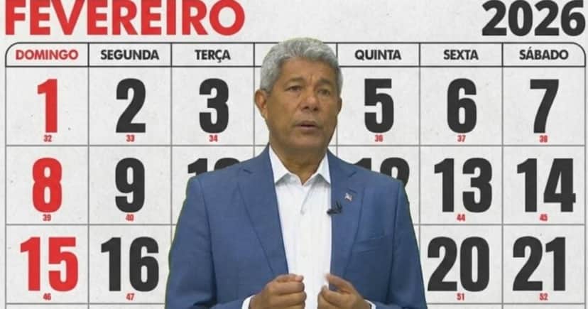Ilustração Gestão Jerônimo: Feriado confirmado sexta (20) em cidade da BA Ilustração Gestão Jerônimo: Feriado confirmado sexta (20) em cidade da BA