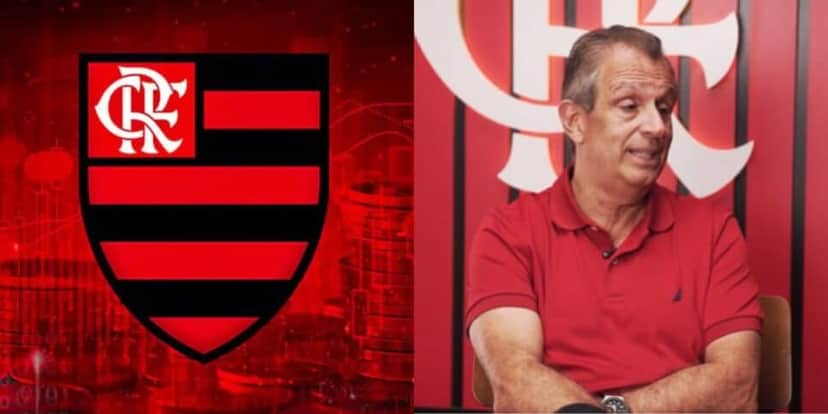 Bap e o escudo do Flamengo (Reprodução: Youtube)