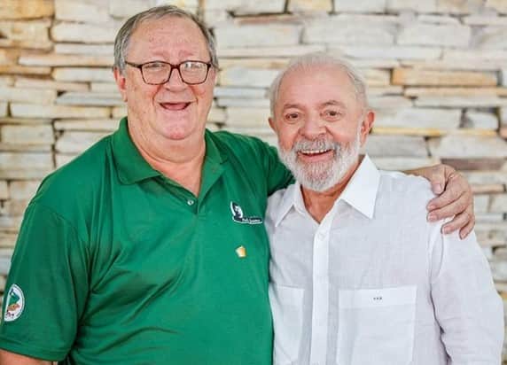 Frei Sérgio Görgen e Lula (Foto: Reprodução / Instagram) Frei Sérgio Görgen e Lula (Foto: Reprodução / Instagram)