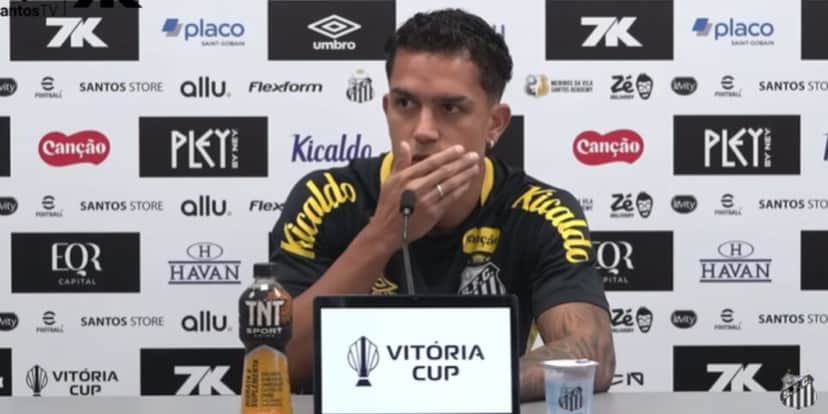 Igor Vinícius (Reprodução: Santos TV / Youtube) Igor Vinícius (Reprodução: Santos TV / Youtube)