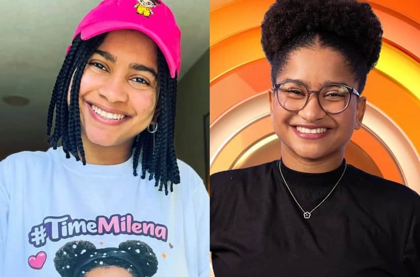Irmã gêmea de Milena do BBB26 e a sister no reality da Globo (Foto: Reprodução / Instagram / Globoplay) Irmã gêmea de Milena do BBB26 e a sister no reality da Globo (Foto: Reprodução / Instagram / Globoplay)