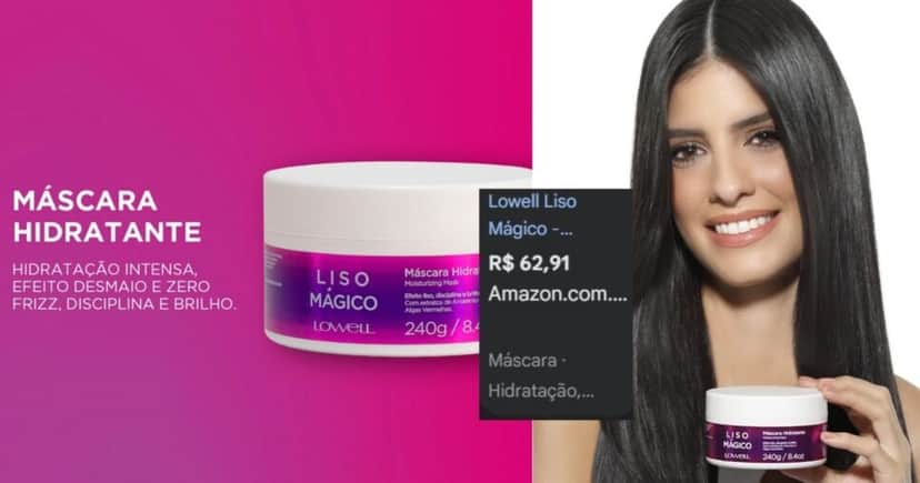 Liso mágico (Foto Reprodução/Montagem/TV Foco/Canva/Lowel) Liso mágico (Foto Reprodução/Montagem/TV Foco/Canva/Lowel)