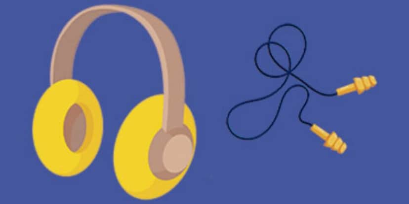 Alguns tipos de protetores auriculares (Reprodução: Divulgação) Alguns tipos de protetores auriculares (Reprodução: Divulgação)