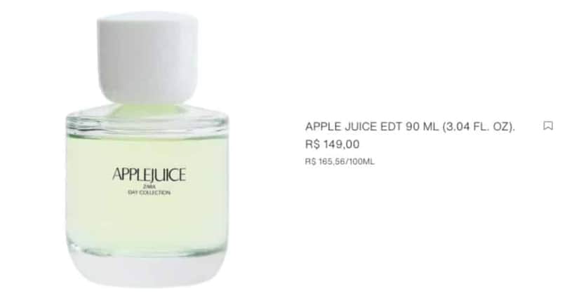 Apple Juice (Foto: Zara) Apple Juice (Foto: Zara)