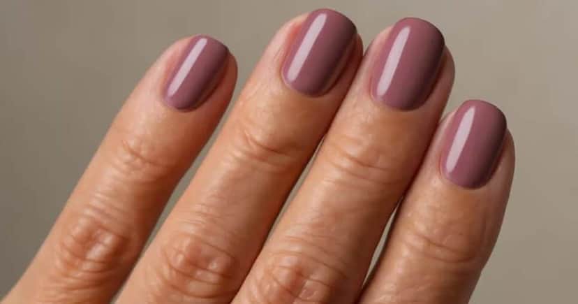 Esmalte nude arroxeado (Foto: Reprodução/Internet) Esmalte nude arroxeado (Foto: Reprodução/Internet)