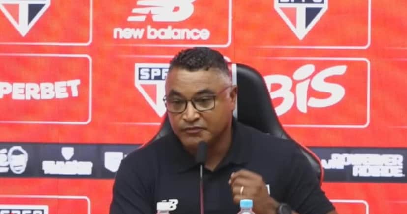 Roger Machado não vai treinar craque (Foto: São Paulo TV) Roger Machado não vai treinar craque (Foto: São Paulo TV)