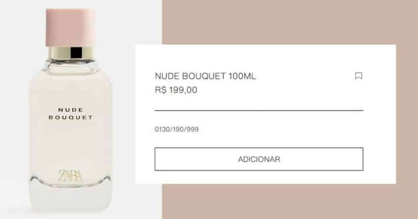 Zara Nude Bouquet (Foto Reprodução/Montagem/Lennita/Canva/Zara)