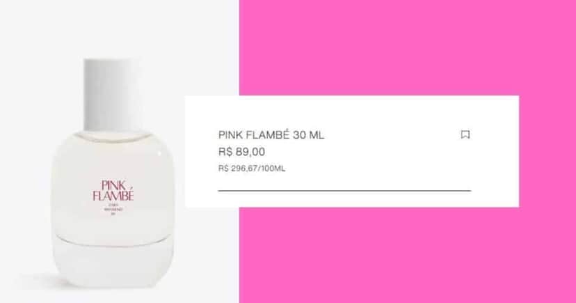Zara Pink Flambé (Foto Reprodução/Montagem/Lennita/Canva/Zara)