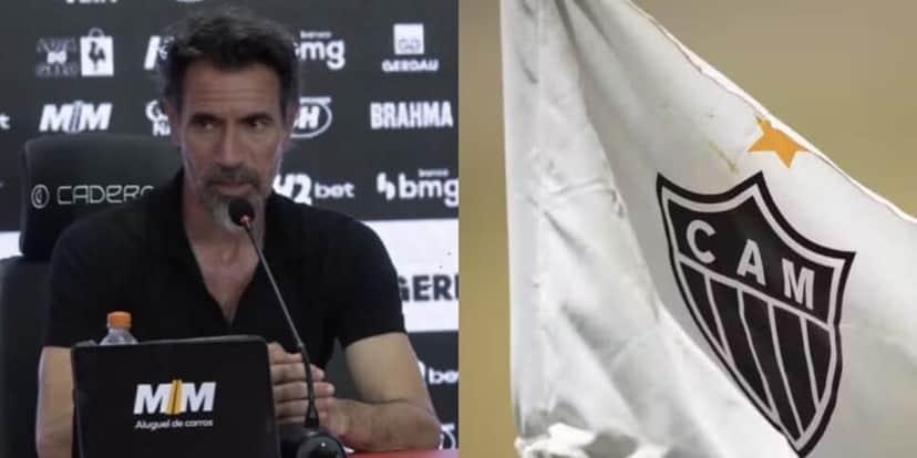 Eduardo Domínguez perde 2 titulares no Atlético-MG (Reprodução: Youtube) Eduardo Domínguez perde 2 titulares no Atlético-MG (Reprodução: Youtube)