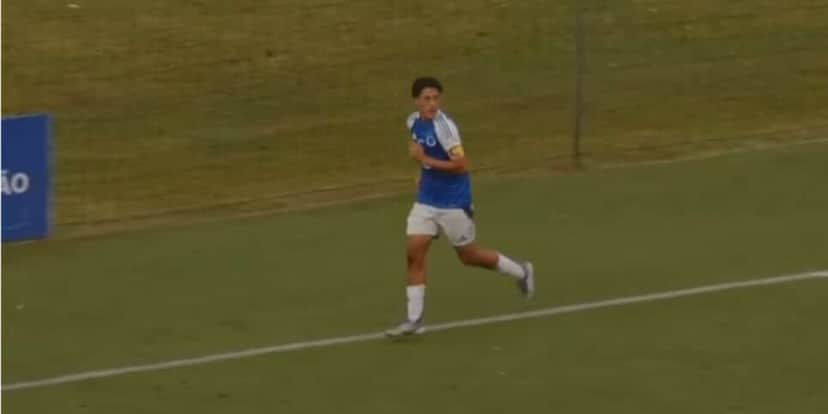 Felipe Morais é um dos destaques da base do Cruzeiro (Reprodução: Divulgação) Felipe Morais é um dos destaques da base do Cruzeiro (Reprodução: Divulgação)