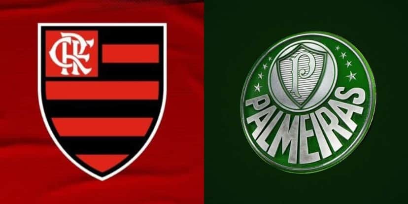 Flamengo e Palmeiras estão disputando lateral-esquerdo (Reprodução: Montagem TV Foco) Flamengo e Palmeiras estão disputando lateral-esquerdo (Reprodução: Montagem TV Foco)