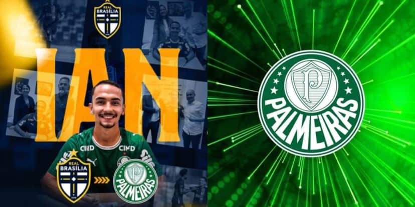 Ian Brito assinou por empréstimo com o Palmeiras (Reprodução: Instagram)