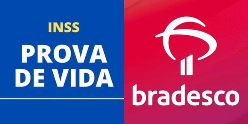 Guia do Bradesco para fazer a Prova de Vida do INSS (Reprodução: Montagem TV Foco) Guia do Bradesco para fazer a Prova de Vida do INSS (Reprodução: Montagem TV Foco)