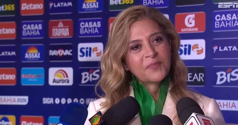 Leila Pereira presidente do Palmeiras (Foto: Reprodução/YouTube)
