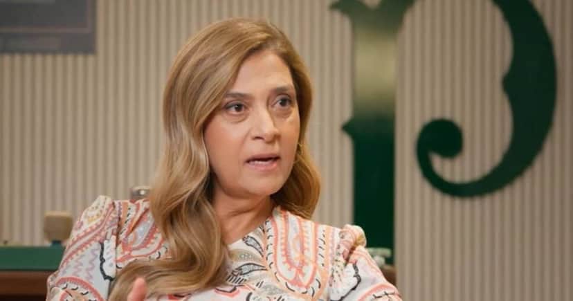Leila Pereira, do Palmeiras (Foto: Reprodução/YouTube) Leila Pereira, do Palmeiras (Foto: Reprodução/YouTube)