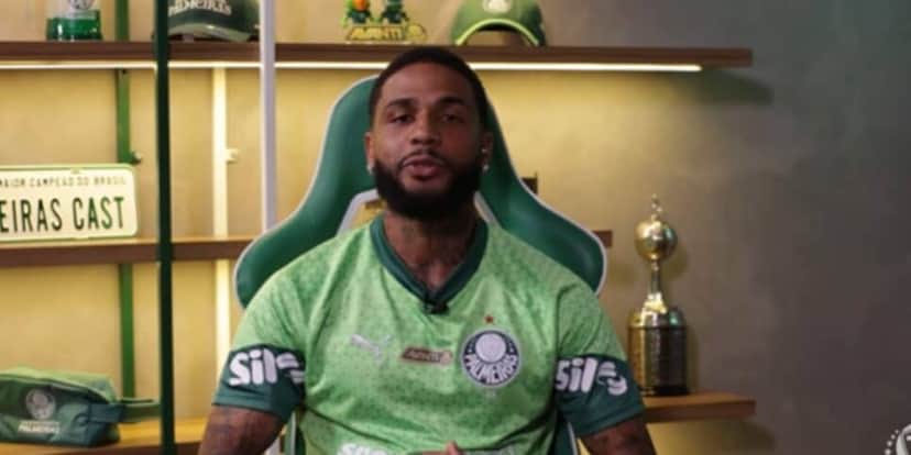 Micael não completou 1 ano no Palmeiras (Reprodução: Youtube) Micael não completou 1 ano no Palmeiras (Reprodução: Youtube)