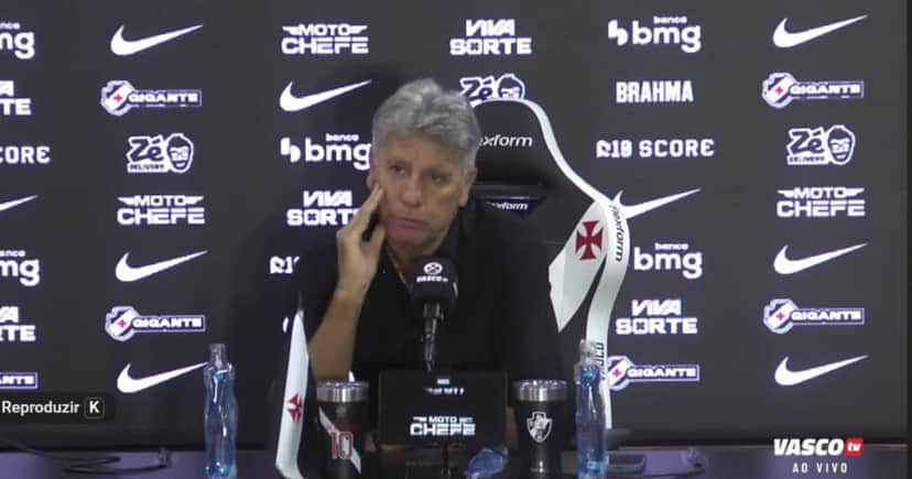 Conheça o novo volante do Vasco solicitado por Renato Gaúcho (Foto: TV Vasco) Conheça o novo volante do Vasco solicitado por Renato Gaúcho (Foto: TV Vasco)