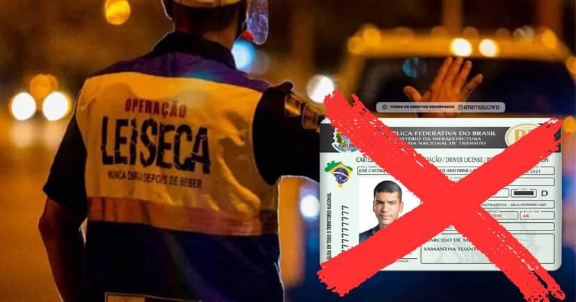 Novo projeto da lei seca prepara suspensão da CNH por 10 anos e multa de quase R$30 mil (Foto Reprodução/Montagem/TV Foco/Canva/Paola) Novo projeto da lei seca prepara suspensão da CNH por 10 anos e multa de quase R$30 mil (Foto Reprodução/Montagem/TV Foco/Canva/Paola)