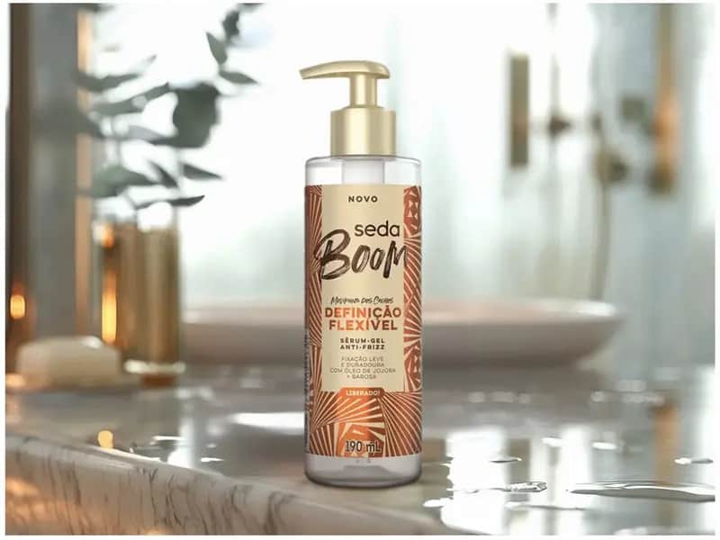 Sérum-Gel Anti-Frizz Seda Boom Definição Flexível Sérum-Gel Anti-Frizz Seda Boom Definição Flexível