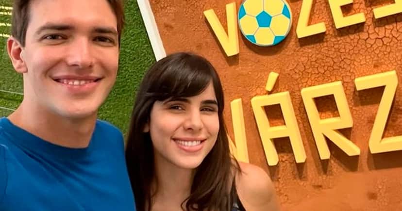 Alê Jodar e sua esposa (Foto: Reprodução) Alê Jodar e sua esposa (Foto: Reprodução)