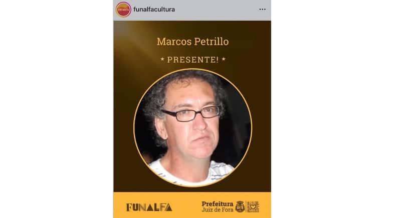 Anúncio da morte de Marcos Petrillo (Foto: Reprodução / Instagram / Globo) Anúncio da morte de Marcos Petrillo (Foto: Reprodução / Instagram / Globo)