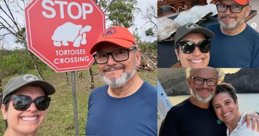 Mais cliques de Sandra Annenberg e Ernesto Paglia (Foto Reprodução/Montagem/Lennita/Instagram/@sandra.annenberg)