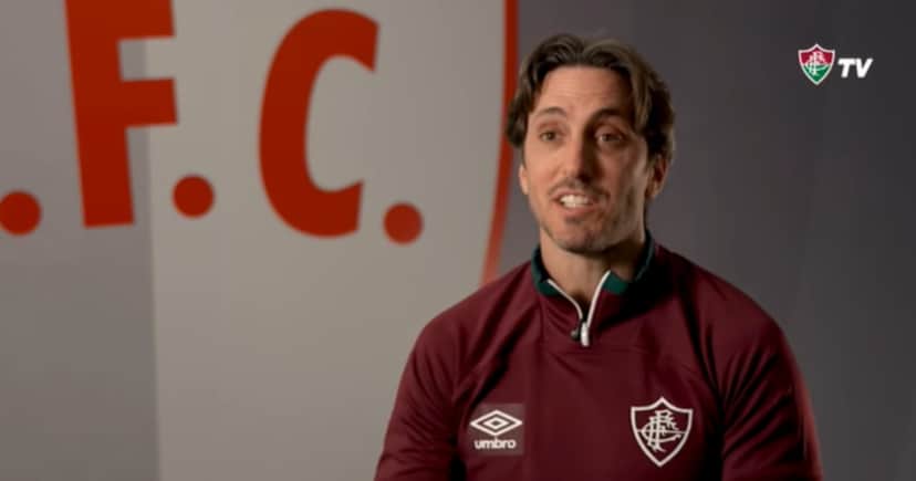 Zubeldía (Foto: Fluminense TV) Zubeldía (Foto: Fluminense TV)