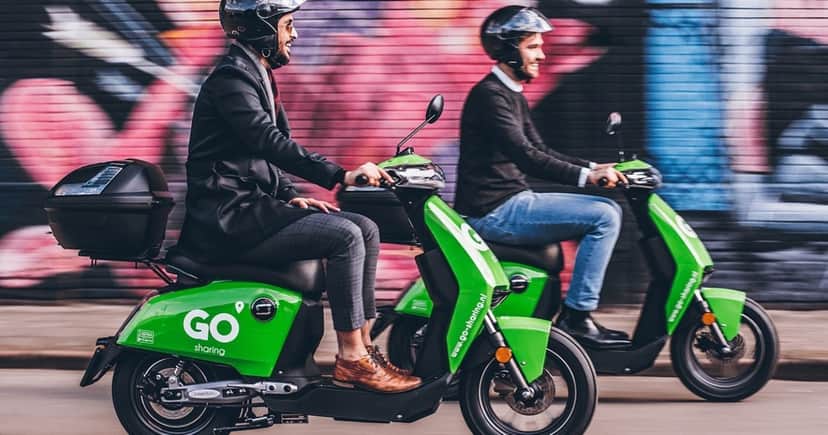Go Sharing funcionava em sistema de aluguel e pagamento por minuto (Foto Reprodução/Go) Go Sharing funcionava em sistema de aluguel e pagamento por minuto (Foto Reprodução/Go)