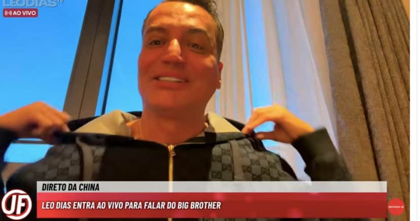 Leo Dias em seu canal (Foto: Reprodução / YouTube)