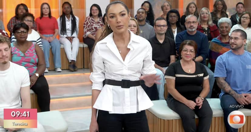 Patrícia Poeta no Encontro (Foto: Reprodução / Globo) Patrícia Poeta no Encontro (Foto: Reprodução / Globo)